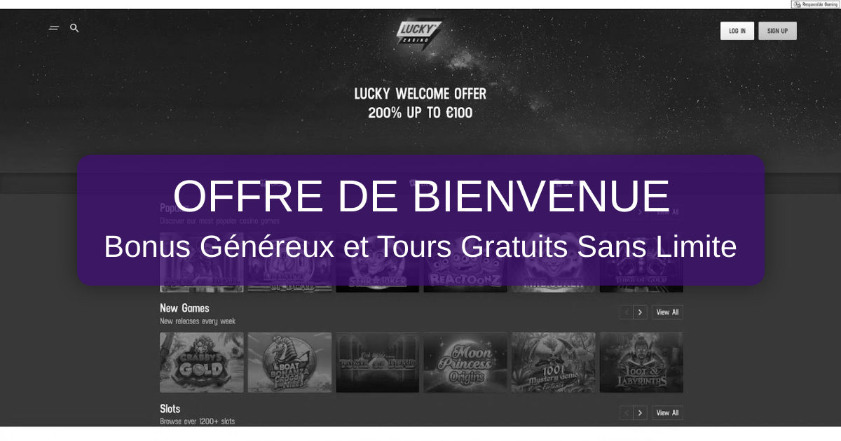 Lucky Casino - Site officiel du casino en ligne
